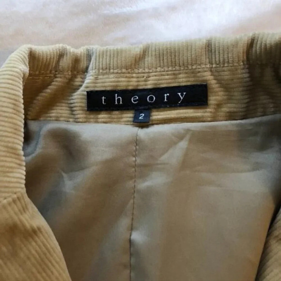 Theory Corduroy Blazer - Size 2 - Picture 7 of 8